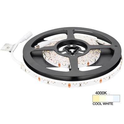 Task Lighting 16 Ft 126 Lumens Per Foot Side View LED 12V Tape Light, 4000K Cool White