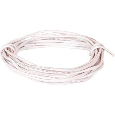 Task Lighting 1 Ft In-wall Rated Stranded Connection Wire, 20 Gauge - White