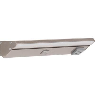 Task Lighting 10-1/2'' 200 Lumen Direct Voltage DV Lighted Power Strip, Satin Nickel Finish, Grey... by Task Lighting