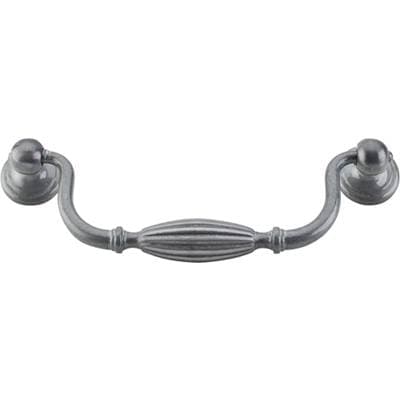 Top Knobs Tuscany Drop Pull 5 1/16 Inch (c-c) - Pewter Light