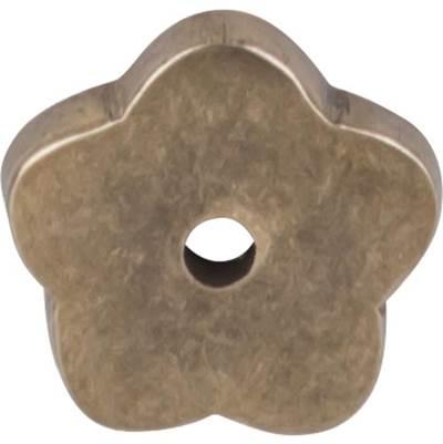 Aspen Flower Backplate 1 Inch Light Bronze by Top Knobs