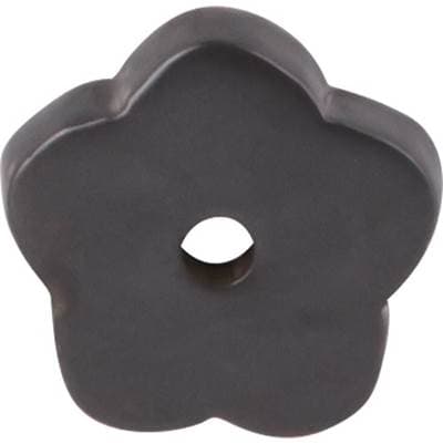 Top Knobs Aspen Flower Backplate 1 Inch - Medium Bronze by Top Knobs