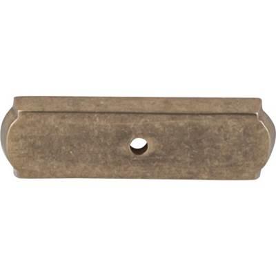 Aspen Rectangle Backplate 2 1/2 Inch Light Bronze