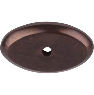Aspen Oval Backplate 1 1/2 Inch Mahogany Bronze