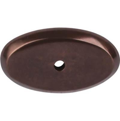 Aspen Oval Backplate 1 3/4 Inch Mahogany Bronze