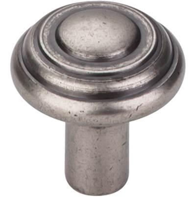 Aspen Button Knob 1 1/4 Inch Silicon Bronze Light