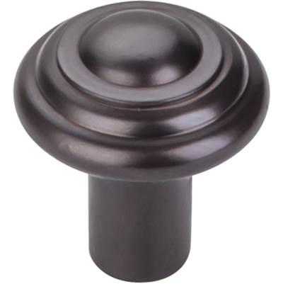 Aspen Button Knob 1 1/4 Inch Medium Bronze