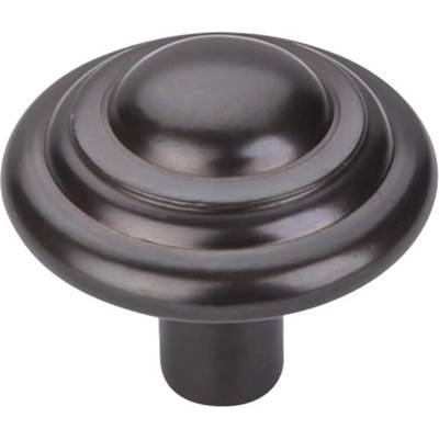 Aspen Button Knob 1 3/4 Inch Medium Bronze by Top Knobs