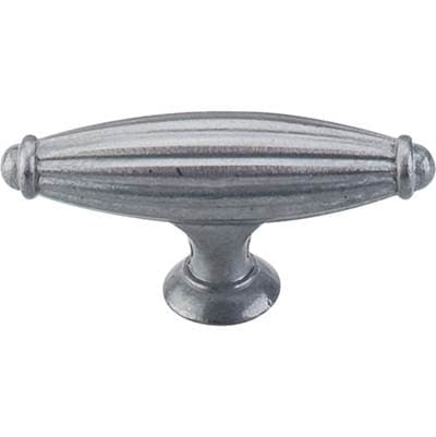 Top Knobs Tuscany T-handle 2 5/8 Inch - Pewter Light