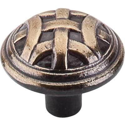 Top Knobs Celtic Large Knob 1 1/4 Inch - Dark Antique Brass