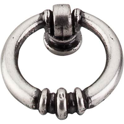 Top Knobs Newton Ring 1 1/2 Inch - Pewter Antique