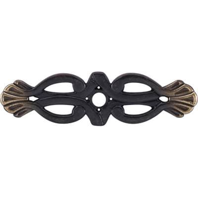 Top Knobs Newton Backplate 3 3/16 Inch - Dark Antique Brass