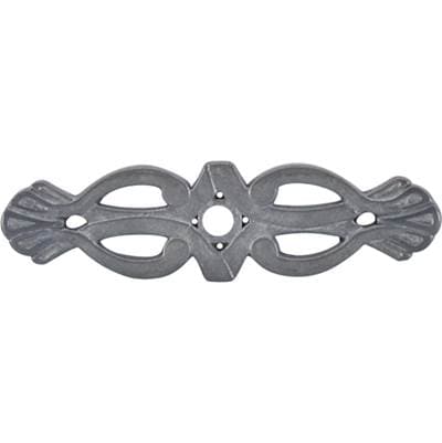 Top Knobs Newton Backplate 3 3/16 Inch - Pewter Light by Top Knobs