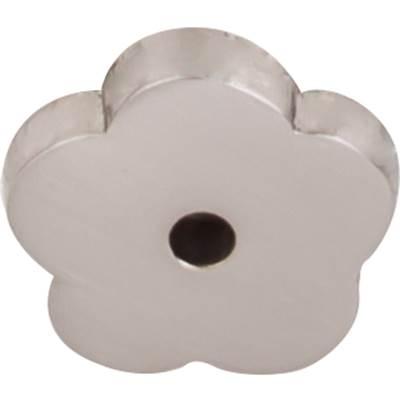 Aspen II Flower Backplate 1 Inch Brushed Satin Nickel