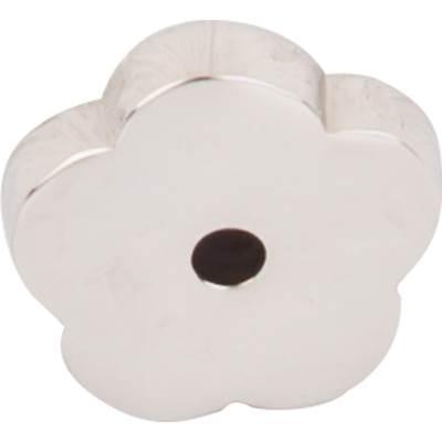 Aspen II Flower Backplate 1 Inch Polished Nickel