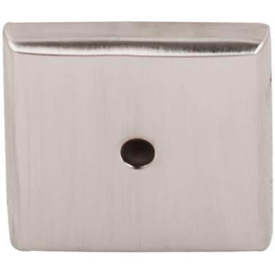 Aspen II Square Backplate 1 1/4 Inch Brushed Satin Nickel by Top Knobs