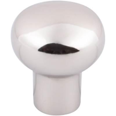 Aspen II Round Knob 7/8 Inch Polished Nickel by Top Knobs