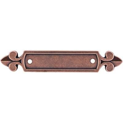 Top Knobs Dover Backplate 2 1/2 Inch - Old English Copper