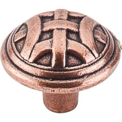 Top Knobs Celtic Large Knob 1 1/4 Inch - Old English Copper by Top Knobs
