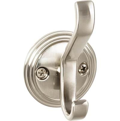 Top Knobs Reeded Hook 3 1/8 Inch - Brushed Satin Nickel
