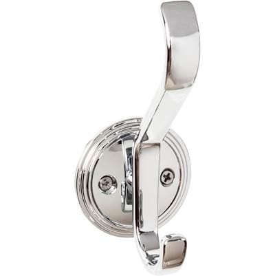 Top Knobs Reeded Hook 4 11/16 Inch - Polished Chrome by Top Knobs