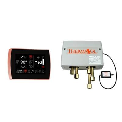 Thermasol Digital Shower Package with Flushmount Signatouch - Copper by ThermaSol