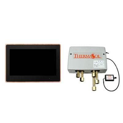Thermasol Digital Shower Package with 10'' Thermatouch Trim Upgraded - Antique Copper