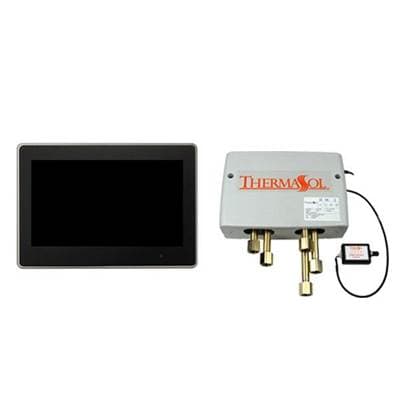 Thermasol Digital Shower Package with 10'' Thermatouch Trim Upgraded - Polished Chrome
