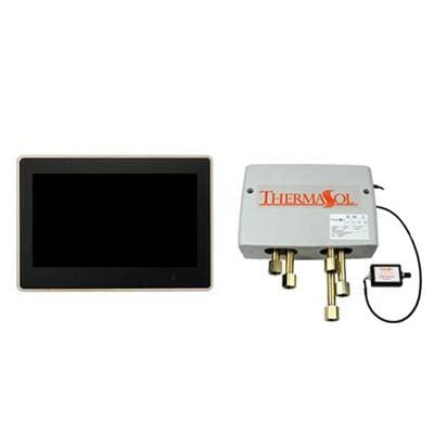 Thermasol Digital Shower Package with 10'' Thermatouch Trim Upgraded - Satin Nickel