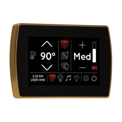 Thermasol Signatouch Flush Mount Controller - Antique Brass