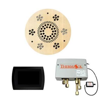 Thermasol the Wellness Shower Package with Signatouch Round - Antique Brass by ThermaSol