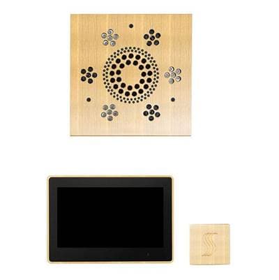 Thermasol the Wellness Steam Package with 10'' Thermatouch Square - Antique Brass by ThermaSol