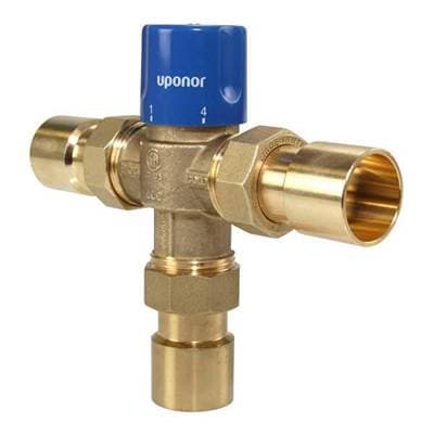 Uponor 1'' Thermal Mixing Valve with Union
