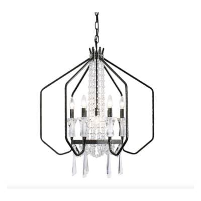 Varaluz Barcelona 7-Lt Crystal Pendant - Onyx