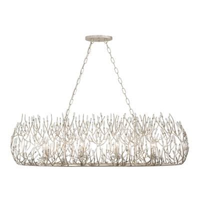 Varaluz Bask 8-Lt Crystal Linear Pendant - Gold Dust by Varaluz