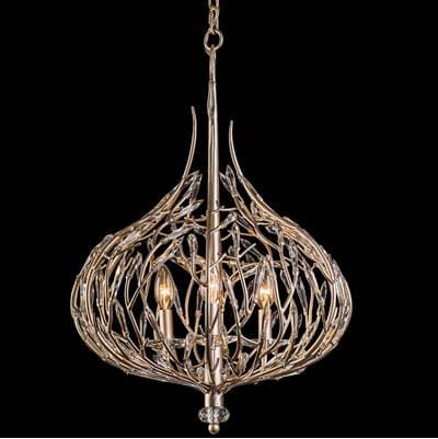 Varaluz Bask 3-Lt Crystal Pendant - Gold Dust by Varaluz