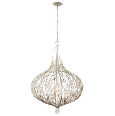 Varaluz Bask 6-Lt Crystal Pendant - Gold Dust by Varaluz