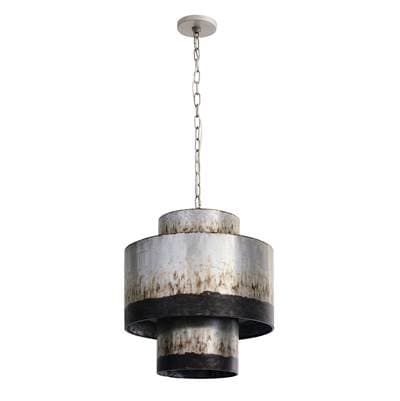 Varaluz Cannery 4-Lt Tall Pendant - Ombre Galvanized by Varaluz