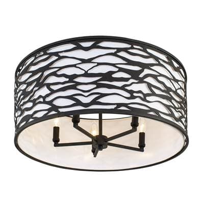 Varaluz Kato 5-Lt Convertible Semi-flush/pendant - Carbon by Varaluz