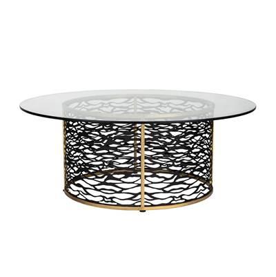 Kato Coffee Table - Havana Gold/Carbon by Varaluz