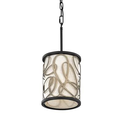 Varaluz Scribble 1-Lt Mini Pendant - Matte Black/artifact - Matte Black Artifact by Varaluz