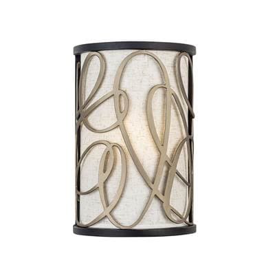 Varaluz Scribble 1-Lt Sconce - Matte Black/artifact - Matte Black Artifact by Varaluz