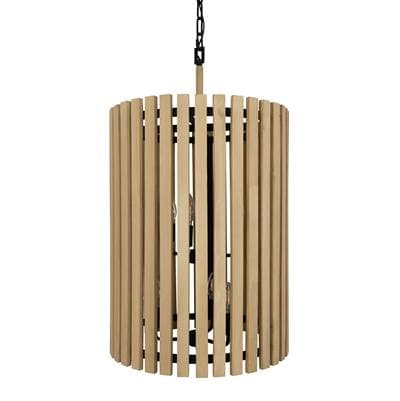 Varaluz Suratto 6-Lt Foyer - Matte Black/honey Blonde - Matte Black Honey Blonde by Varaluz