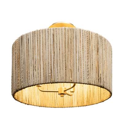 Varaluz Jacob's Ladder 3-Lt Semi-flush - French Gold