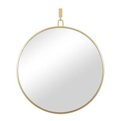 Stopwatch 40-in Round Mirror - Gold by Varaluz