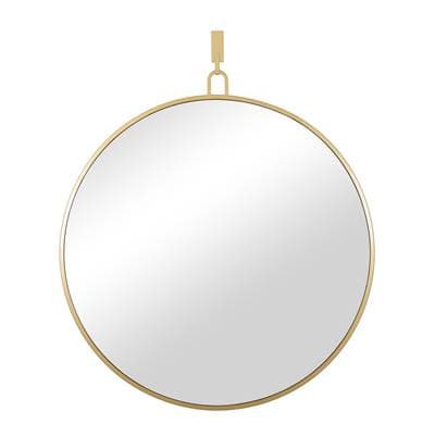Varaluz Stopwatch 40-in Round Mirror - Gold by Varaluz