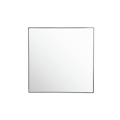 Varaluz Kye 40x40 Rounded Square Wall Mirror - Black by Varaluz