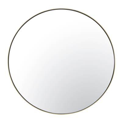 Tablet 30-in Round Wall Mirror - Gold by Varaluz