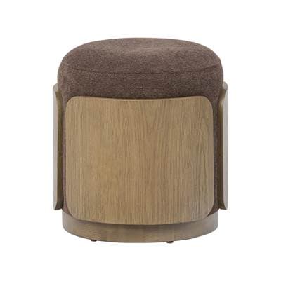 Varaluz Hutton Ottoman - Harvest Oak/chocolate - Harvest Oak Chocolate