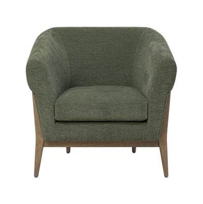 Varaluz Melrose Accent Chair - Harvest Oak/green - Harvest Oak Green
